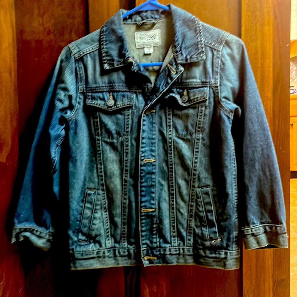 Kids denim jacket size 7/8